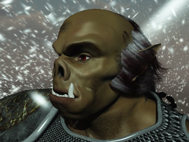 Gorfang in the Snow.jpg - Gorfang in a blizzard